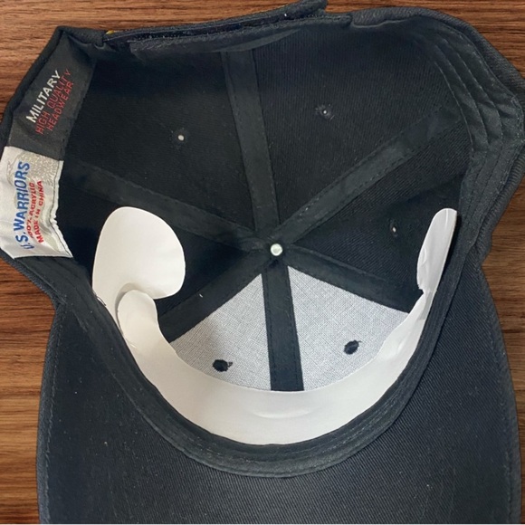 Army Ranger US Warriors Hat Black and Yellow New With Tags - Picture 6 of 6